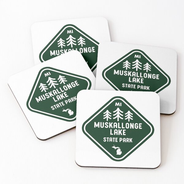 Item preview, Muskallonge Lake State Park Michigan Rhombus designed and sold by bivenart.