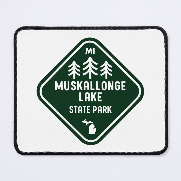 Item preview, Muskallonge Lake State Park Michigan Rhombus designed and sold by bivenart.