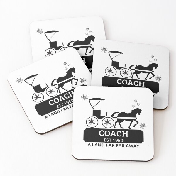 Item preview, Coach Horse Est 1950 A Land Far Far Away - Luxor Horse - Horse Collar In The Pocket - Best Horse Coach Sticker designed and sold by ArtSculpt.