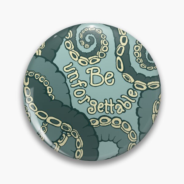 Item preview, Be unforgettable. "Tentacoli!" Teal by LeonardosCompass designed and sold by leonardoscompas.