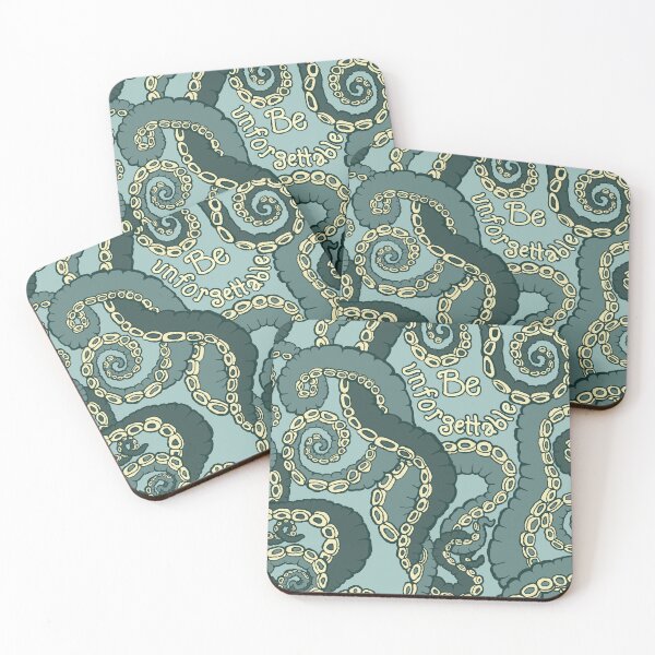 Item preview, Be unforgettable. "Tentacoli!" Teal by LeonardosCompass designed and sold by leonardoscompas.