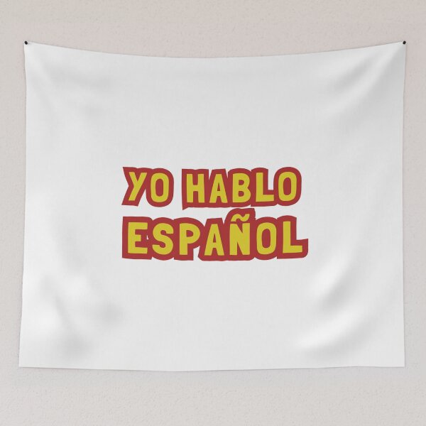 Item preview, I speak Spanish. Letters Red and Yellow designed and sold by altohero.