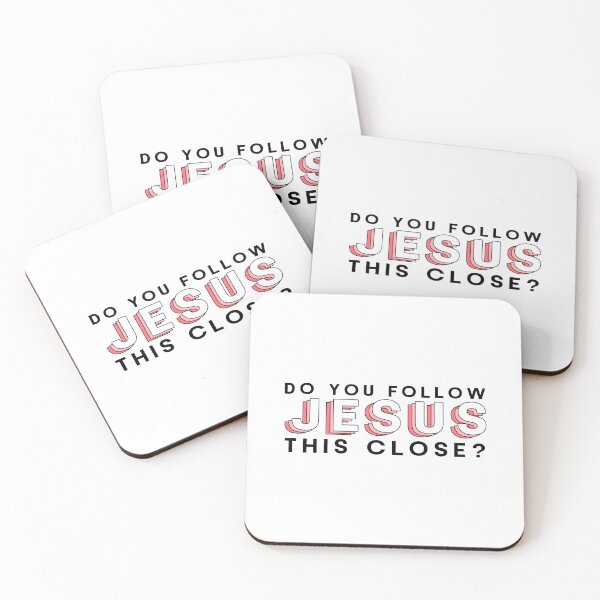 Item preview, Do You Follow Jesus This Close Sticker Funny designed and sold by Jesticker.