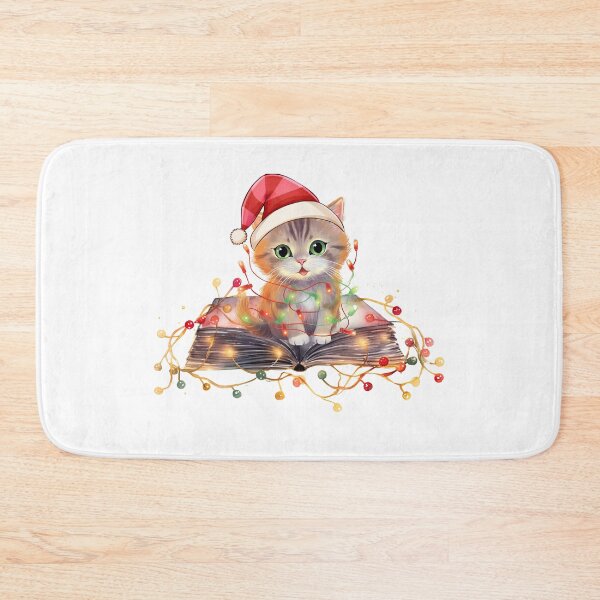 Item preview, Christmas Cats & Books designed and sold by HappyLifeCreate.