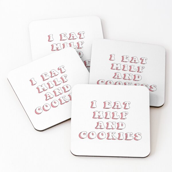 Item preview, I Eat Milf and Cookies Sticker Funny Adult Memes Joke Humor Quote designed and sold by Jesticker.