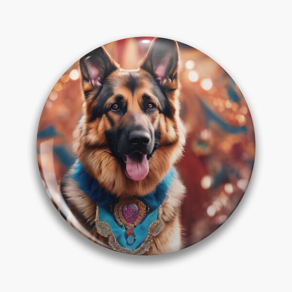 Item preview, Playful German Shepherd Steals Circus Spotlight designed and sold by Lily Summers.
