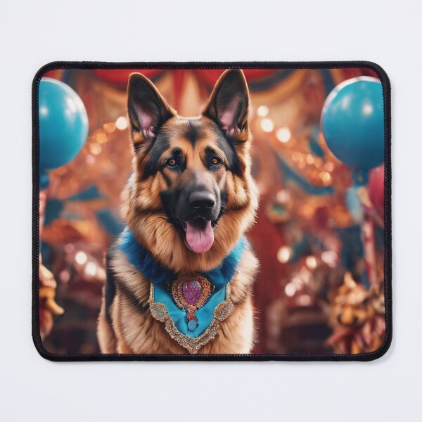 Item preview, Playful German Shepherd Steals Circus Spotlight designed and sold by Lily Summers.