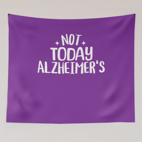 Item preview, Alzheimer's Awareness Not Today Alzheimer's End Alz designed and sold by GRAPHICxBOMB.