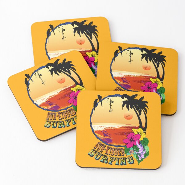 Item preview, Sun-Kissed Surfing - Retro Surf Design designed and sold by kernowerno.