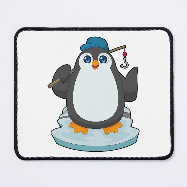 Item preview, Penguin Angler Fishing rod Fishing designed and sold by Snabdesign84.
