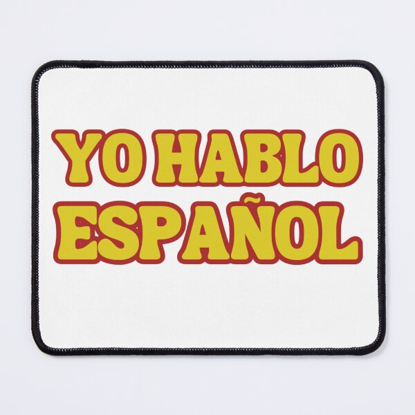 Item preview, I Speak Spanish Fine red and yellow letters designed and sold by altohero.