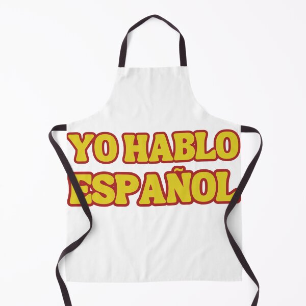 Item preview, I Speak Spanish Fine red and yellow letters designed and sold by altohero.