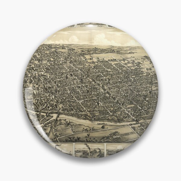 Item preview, Richmond, Indiana (1884) designed and sold by allhistory.
