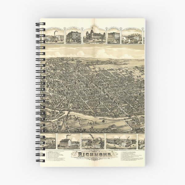 Item preview, Richmond, Indiana (1884) designed and sold by allhistory.
