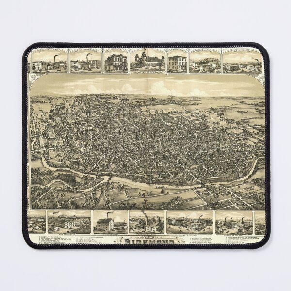 Item preview, Richmond, Indiana (1884) designed and sold by allhistory.