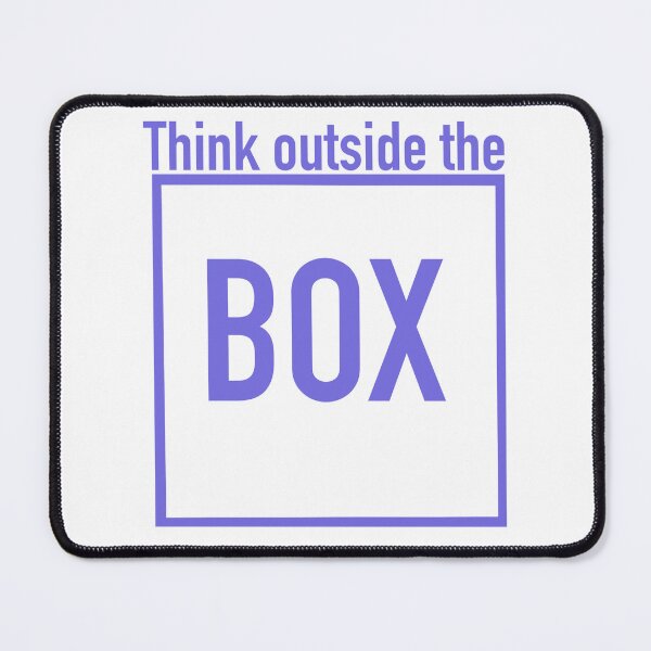 Item preview, Think outside the box design (Purple) designed and sold by loulou-artifex.