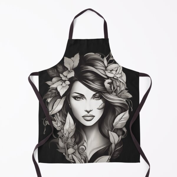 Item preview, Floral women face designed and sold by Ewa Paszczak.