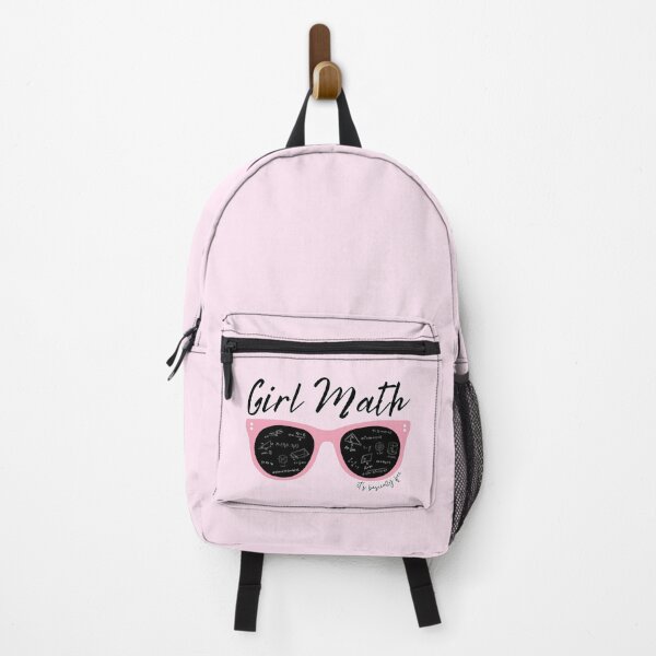 Item preview, Girl Math - It’s Basically Free | Cute Pink Sunglasses with Math Doodles designed and sold by Kimochi-Shop.