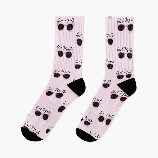 Item preview, Girl Math - It’s Basically Free | Cute Pink Sunglasses with Math Doodles designed and sold by Kimochi-Shop.