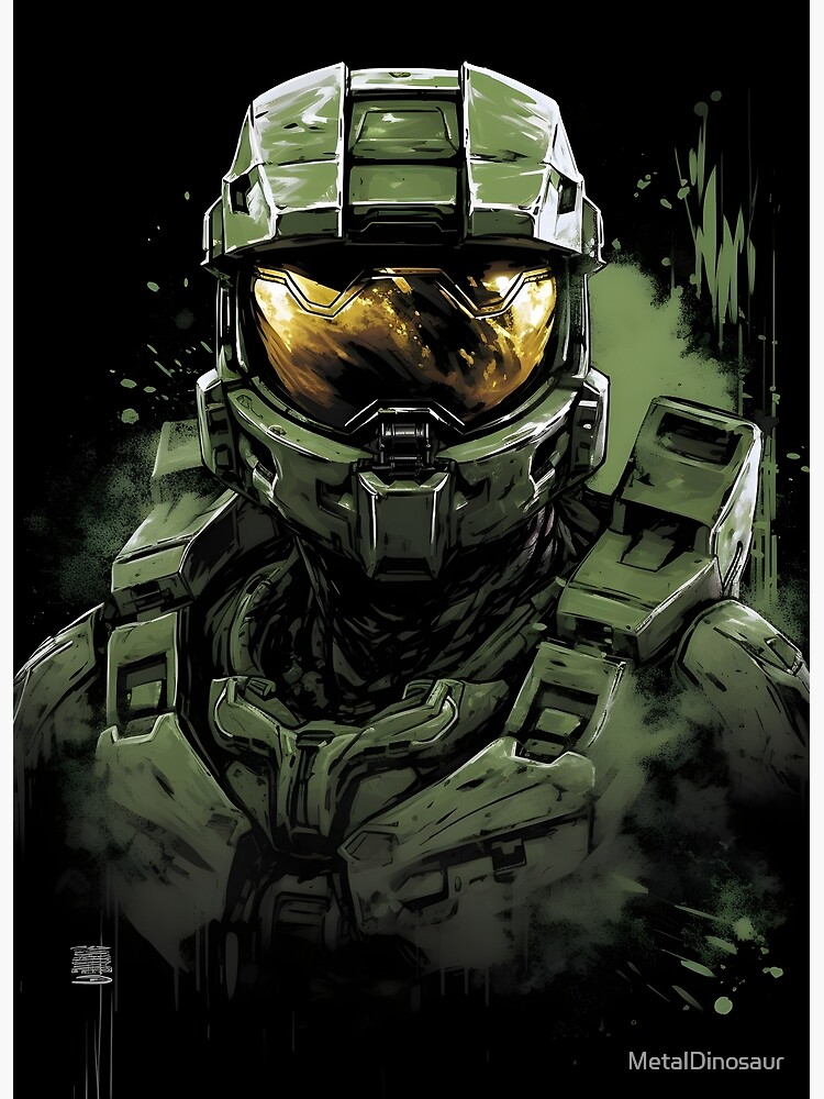 Master Chief Poster for Sale by MetalDinosaur