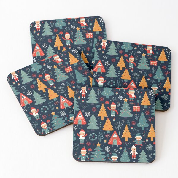 Item preview, "Christmas Joy": Bright Cartoon Character Pattern designed and sold by FairX.