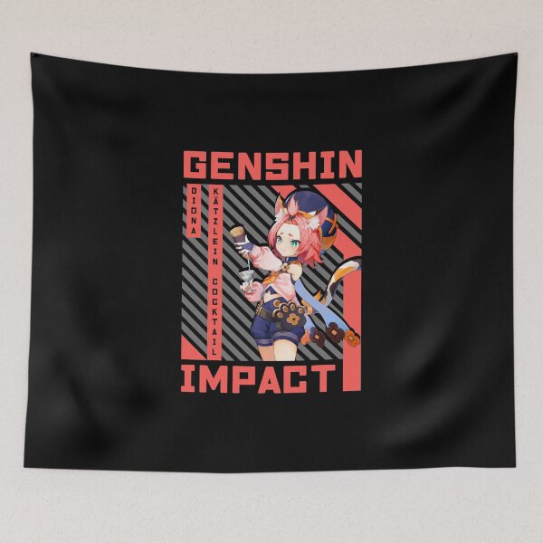 Item preview, Diona Genshin Impact designed and sold by fazarsisa.