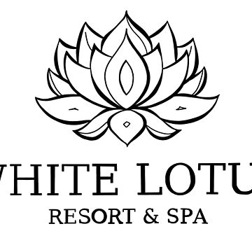 Artwork thumbnail, White Lotus Resort and Spa, HBO White Lotus, White Lotus Halloween, gifts for her, gifts for him, halloween by hambydesign
