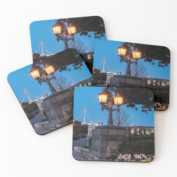 Item preview, Gas Lamps at Park Entrance,  Yamashita Park, Yokohama, Japan designed and sold by Pix4Japan.