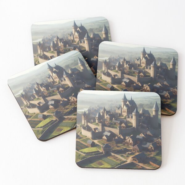 Item preview, Medieval Majesty: An Aerial View of a Castle designed and sold by Helleradi.