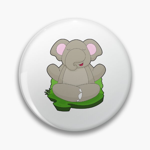 Artikelvorschau, Elefant Yoga Fitness Meditation entworfen und verkauft von Snabdesign84.