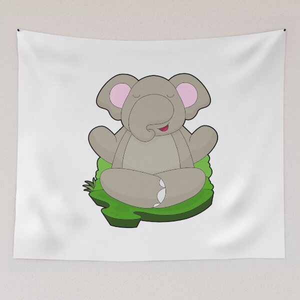 Artikelvorschau, Elefant Yoga Fitness Meditation entworfen und verkauft von Snabdesign84.