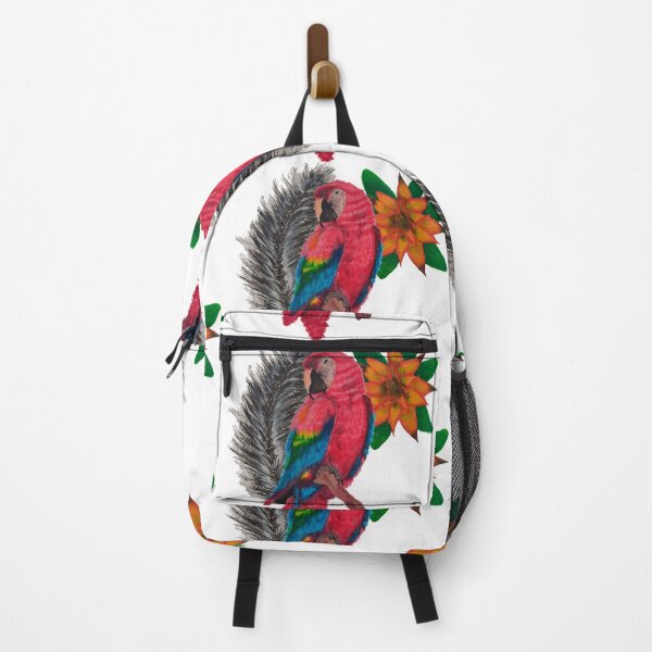 Item preview, Macaw ecuadorian with bromeliad designed and sold by andrexart.