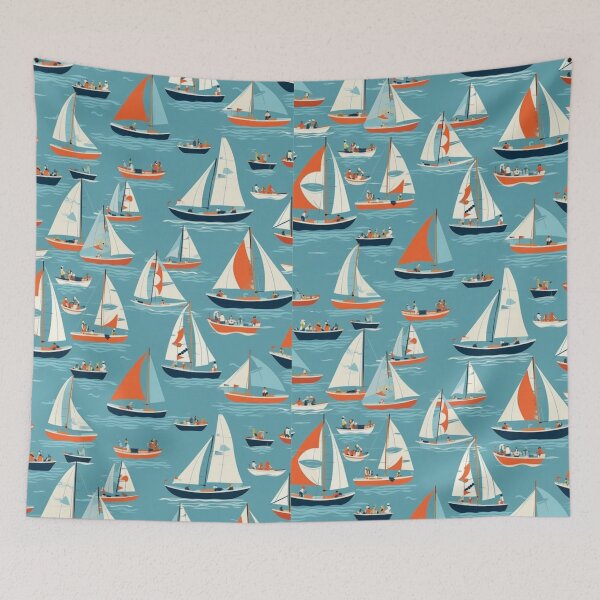 Item preview, Cowes Regatta Digital Pattern designed and sold by zolarche.