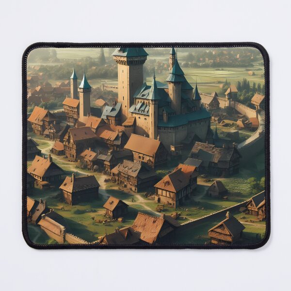 Item preview, Golden Hour: A Village Around a Castle designed and sold by Helleradi.