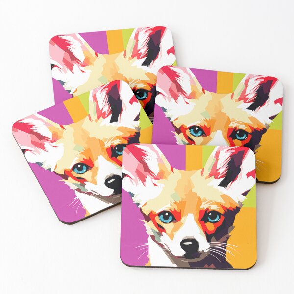 Item preview, Fennec Fox Sahara Pop Art designed and sold by TheWildFlix.