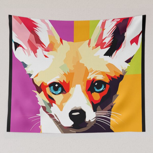 Item preview, Fennec Fox Sahara Pop Art designed and sold by TheWildFlix.