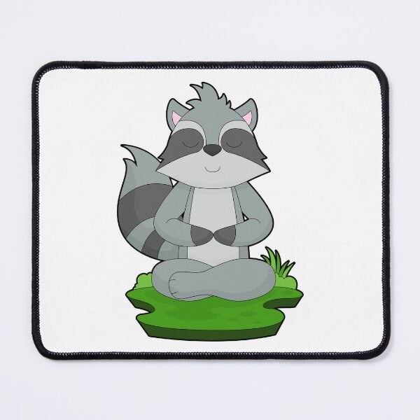 Item preview, Racoon Yoga Fitness Meditation designed and sold by Snabdesign84.