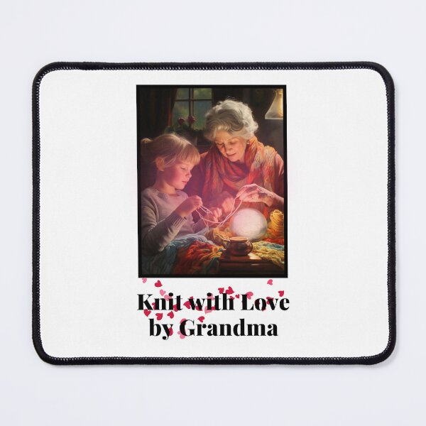 Item preview, Knit with Love by Grandma designed and sold by Custom-Print.