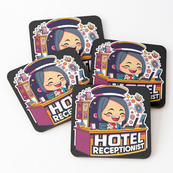 Item preview, Charming Hotel Receptionist designed and sold by Graphics Galore.