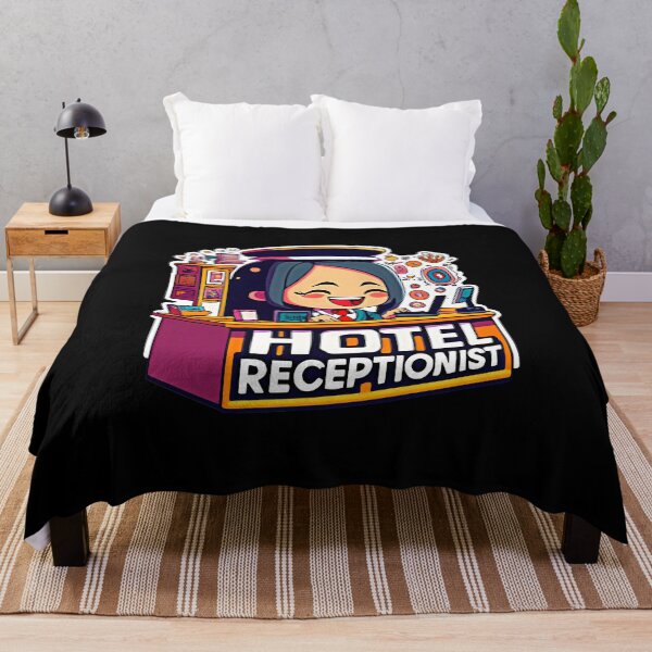 Item preview, Charming Hotel Receptionist designed and sold by Graphics Galore.
