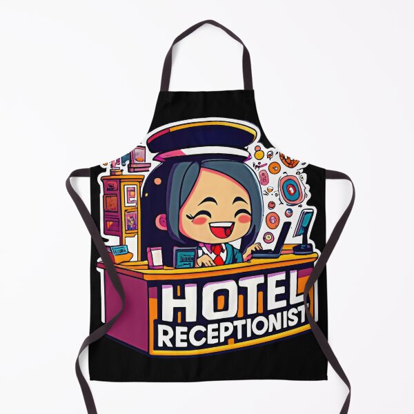 Item preview, Charming Hotel Receptionist designed and sold by Graphics Galore.