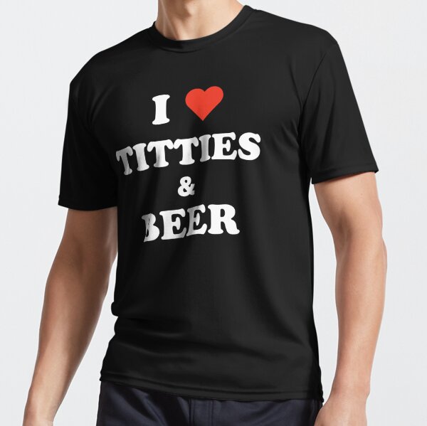 I Love Titties And Beer - Men Boobs Tits Real Men | Sticker