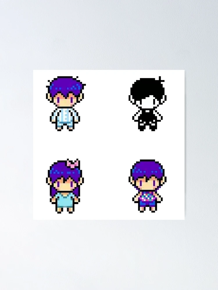 Omori sprites  Poster for Sale by Windhdesigns