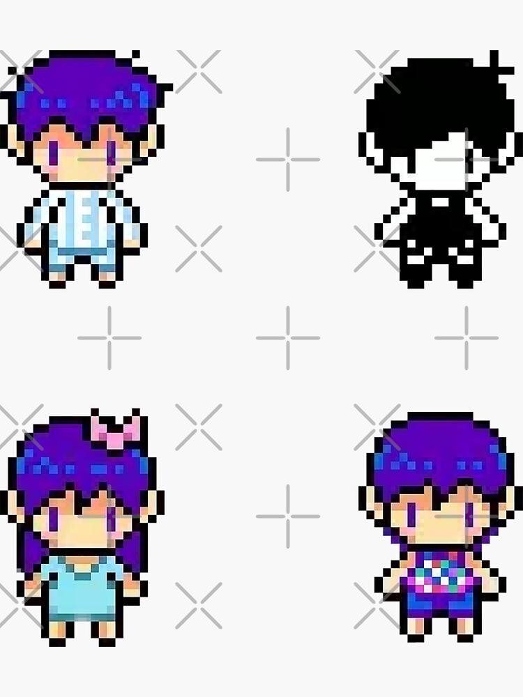 Omori Sprites Sticker for Sale by Eroshi