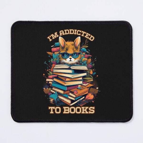 Item preview, I'm addicted to books Red fox art design 2 designed and sold by OnionsFamily.