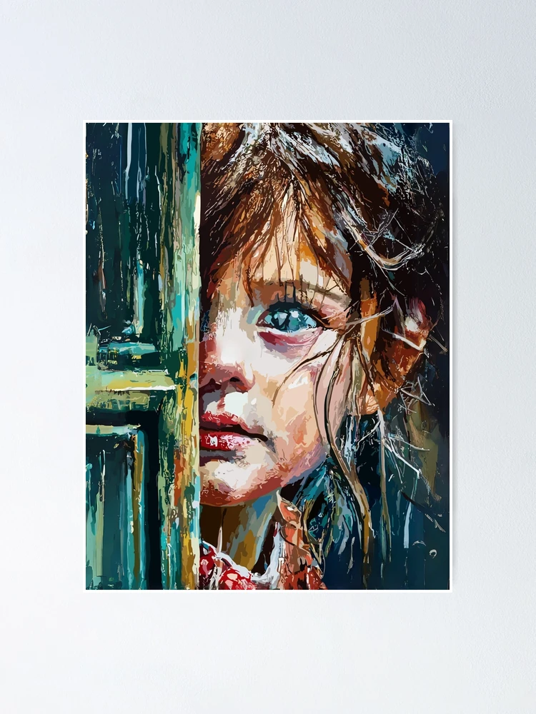 s12号】good blue(portrait_s) oil painting