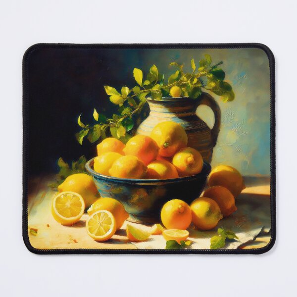 Item preview, Lemons in a bowl - AI art designed and sold by al-mi-ko.