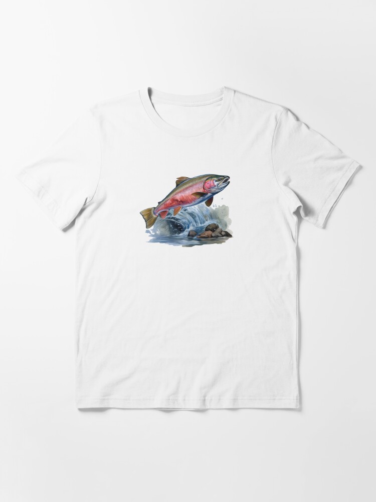 Stelhead Fishing Gear Steelhead Fisherman Essentials T-Shirt