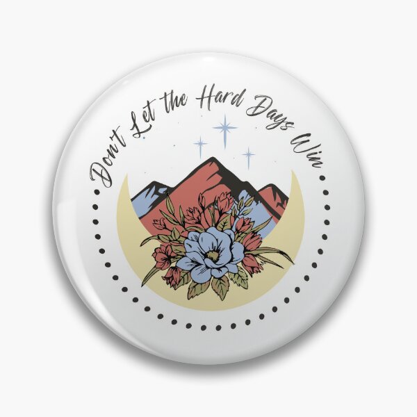 Item preview, Don't Let the Hard Days Win designed and sold by GoodKarmaInked.