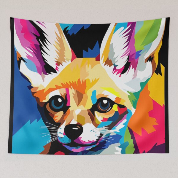 Item preview, Desert Fennec Fox Sahara Pop Art designed and sold by TheWildFlix.